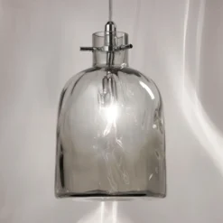 Bossa Nova lámpara colgante de diseño gris humo
