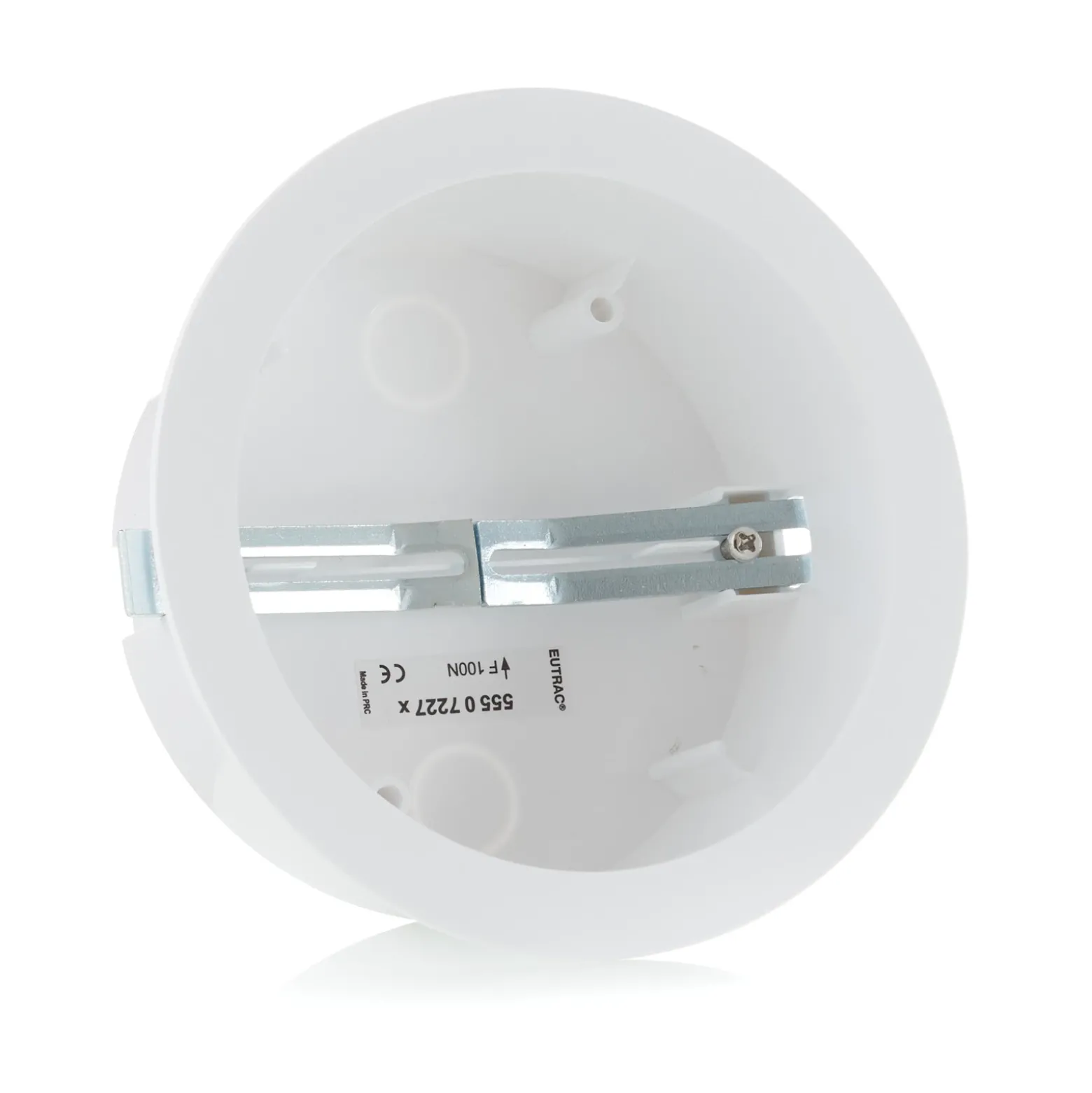 Bote de instalación Eutrac para monopunto de cuerpo, blanco