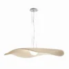 Bover lámpara colgante LED Mediterránia, blanco/crema, Ø 105 cm