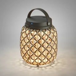Bover Nans M/21/R lámpara mesa LED batería, marrón