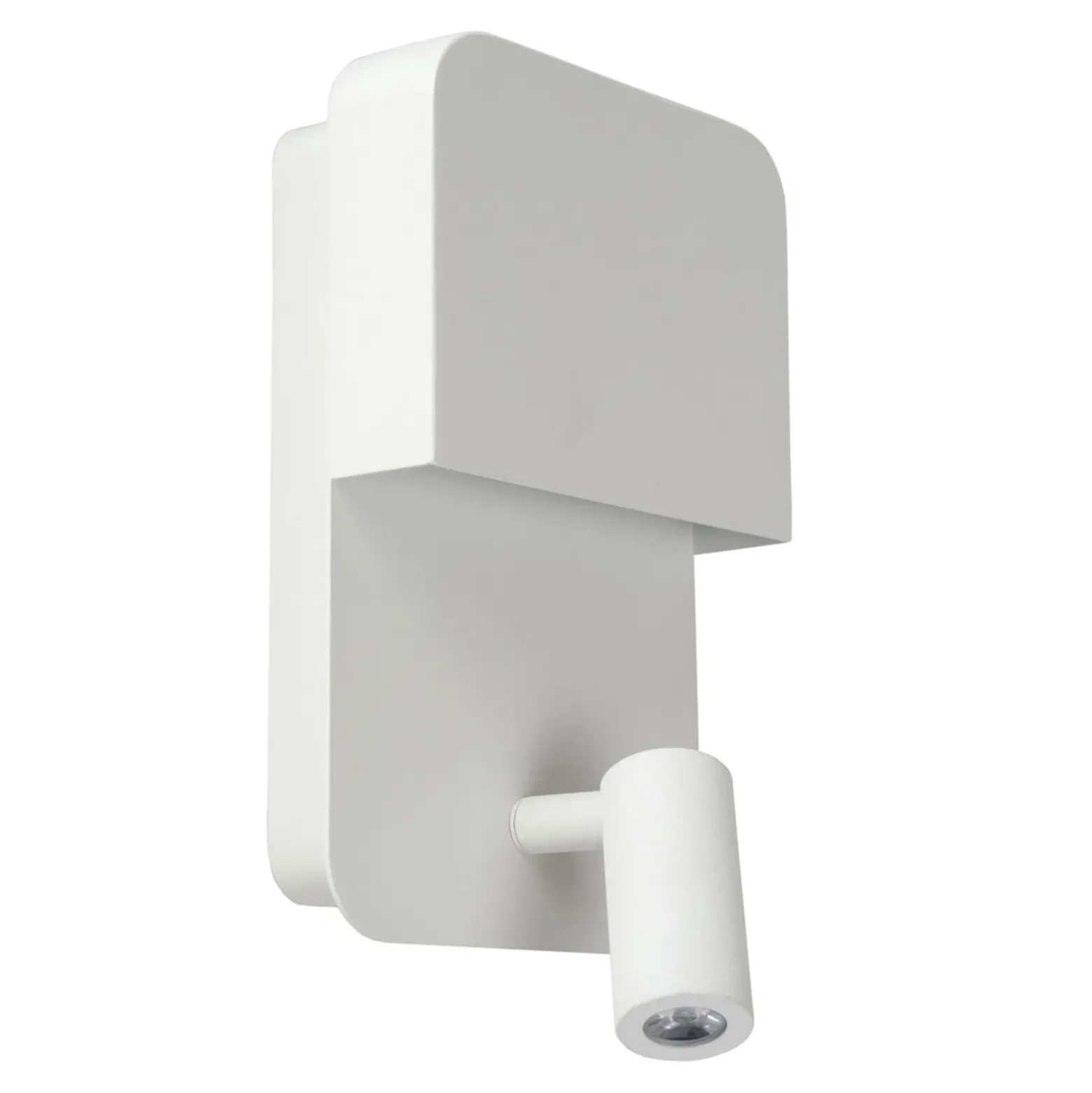 Boxer Aplique de pared LED con foco, blanco