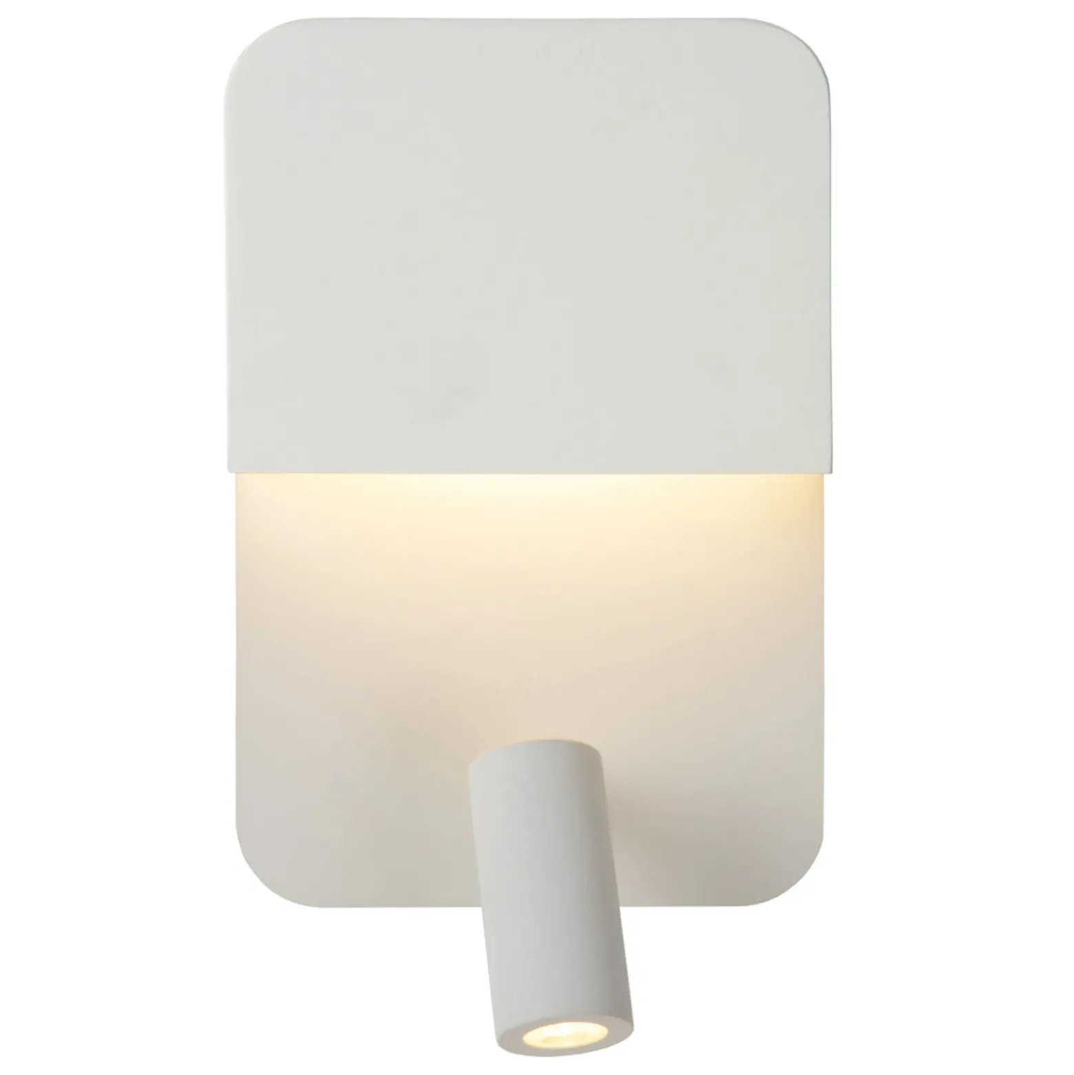 Boxer Aplique de pared LED con foco, blanco