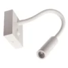 Brahe I Aplique de pared LED, lámpara de lectura, blanco