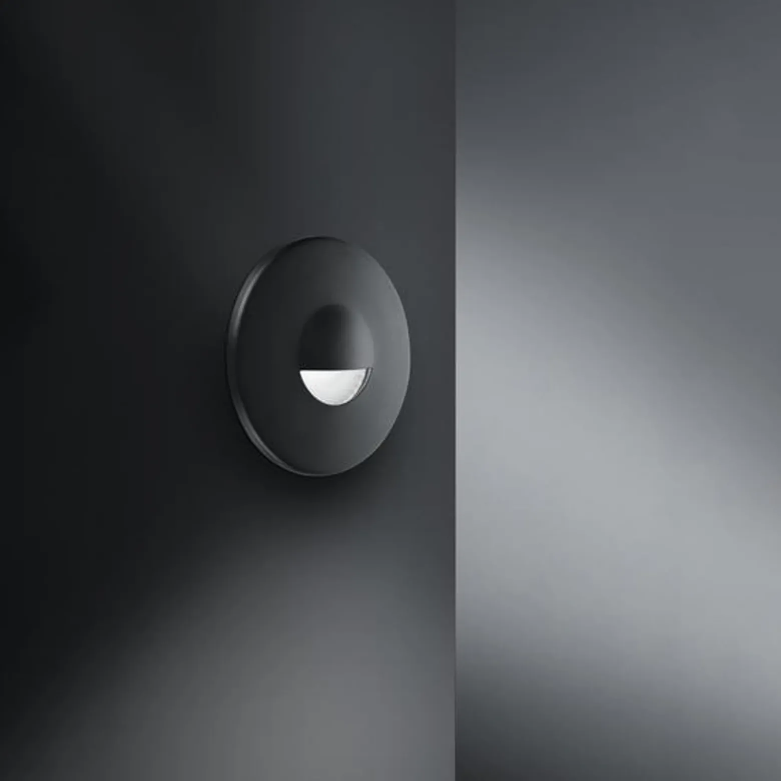BRUMBERG Adapt wall foco LED negro mate
