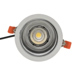 BRUMBERG Apollo Mini, bombilla reflectora lisa, redonda, 4.000 K, blanca