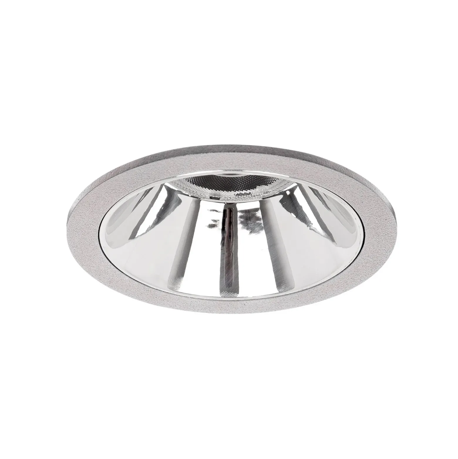 BRUMBERG Apollo Mini, liso, redondo, DALI, 3.000 K, plata