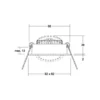 BRUMBERG BB05 Caja de conexión on/off para foco empotrable LED cromo