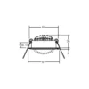 BRUMBERG BB03 empotrado RC driver angular negro