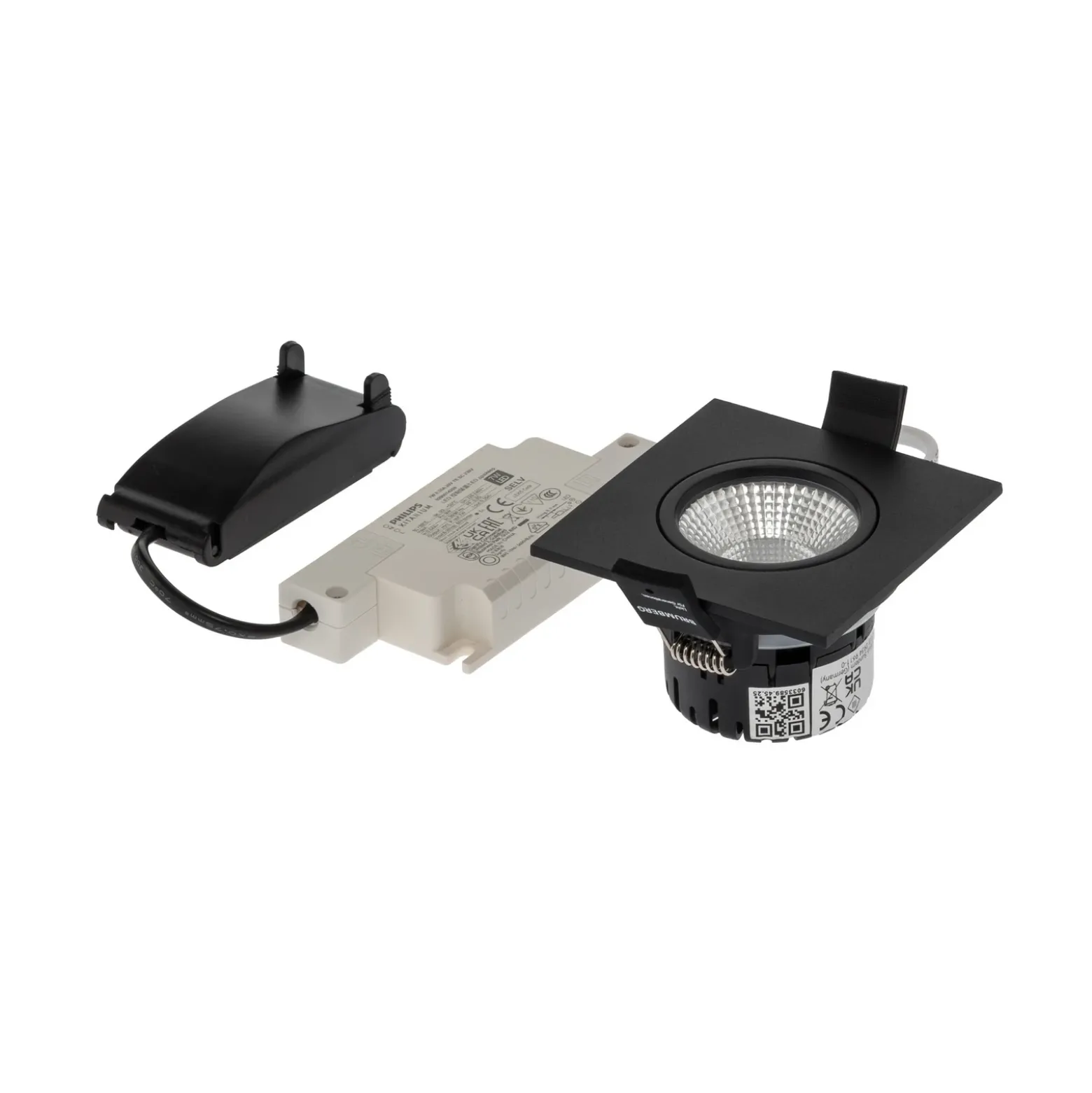 BRUMBERG BB25 foco empotrable IP65 RC caja de conexiones negro mate