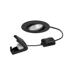 BRUMBERG BB23 foco LED IP65 caja de conexiones on/off negro mate