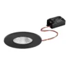 BRUMBERG BB20 IP65 empotrado no atenuable negro