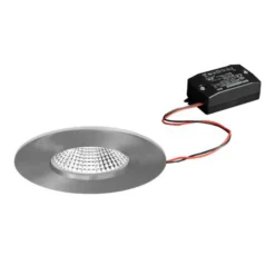 BRUMBERG BB20 IP65 empotrado no atenuable níquel