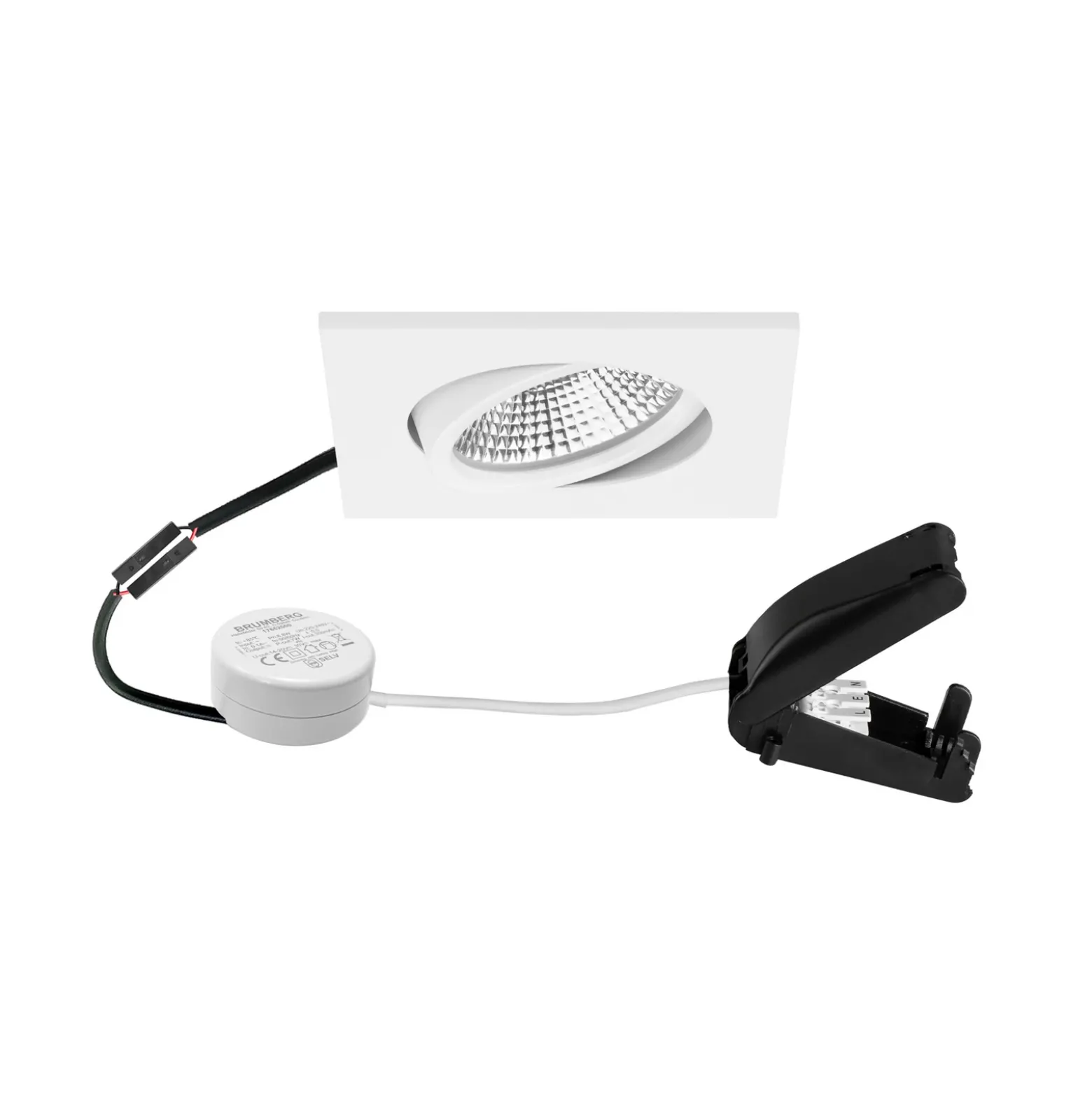 BRUMBERG BB25 IP65 Transformador RC caja de conexiones redonda blanco
