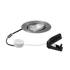 BRUMBERG BB23 IP65 Transformador RC caja de conexiones redonda níquel mate
