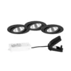BRUMBERG BB03 Spot redondo Caja de conexiones atenuable RC 3 negro