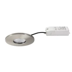 BRUMBERG Chooose empotrada LED redondo níquel
