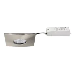 BRUMBERG Chooose empotrada LED angular níquel