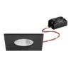 BRUMBERG Foco empotrable LED BB21, negro 85 x 85 mm on/off IP65