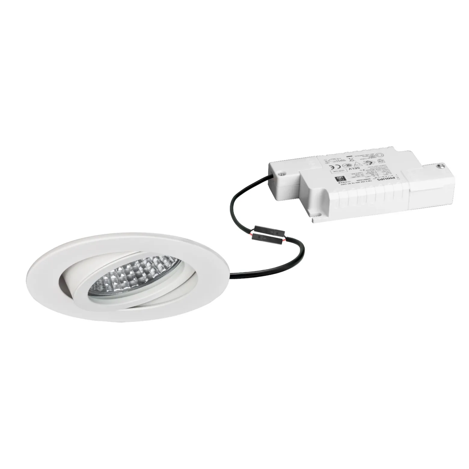 BRUMBERG Foco empotrable LED Tirrel-R, atenuable, blanco mate