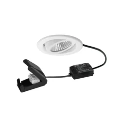 BRUMBERG Foco empotrable LED BB09, encendido/apagado, caja de conexiones,