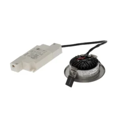 BRUMBERG Foco empotrable LED BB09, RC atenuable, acero inoxidable