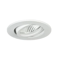 BRUMBERG foco empotrable Tirrel-R, GU10, blanco texturado