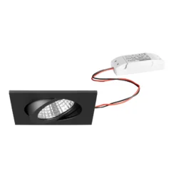 BRUMBERG foco IP65 angular conmutable titanio