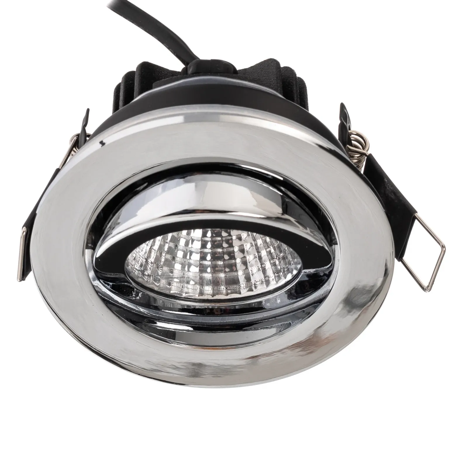 BRUMBERG foco IP65 redondo conmutable cromo