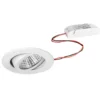 BRUMBERG foco IP65 redondo conmutable blanco