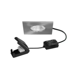 BRUMBERG foco LED BB21 IP65 caja de conexiones on/off níquel mate
