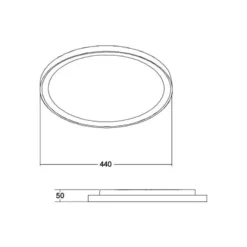 BRUMBERG Plafón LED Sunny Midi, DALI, 3.000 K, blanco