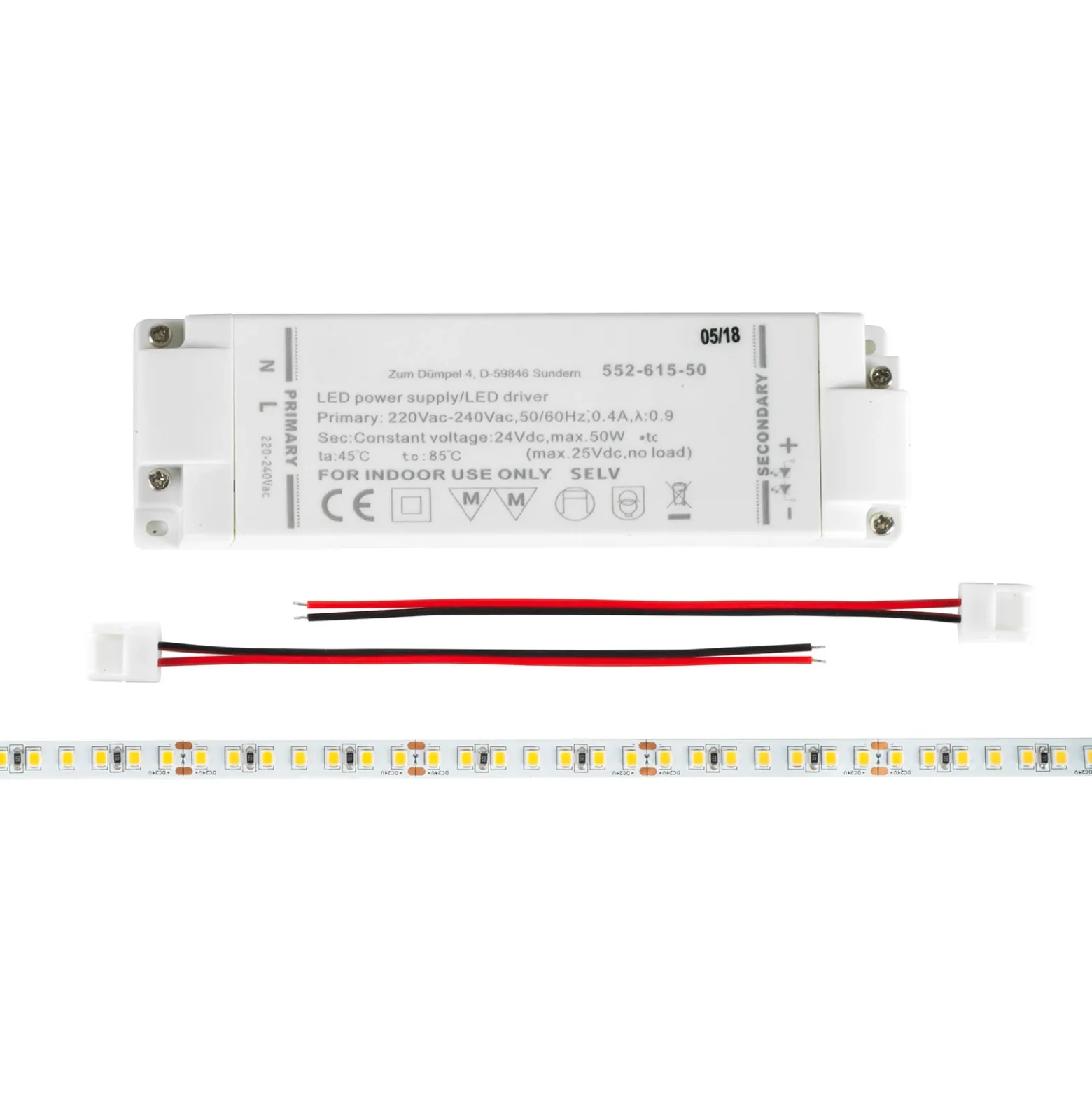 BRUMBERG QualityFlex LED-Strip Set 5m 48W 3,100K