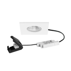 BRUMBERG Spot BB21 IP65 Caja de conexiones atenuable RC blanco texturado