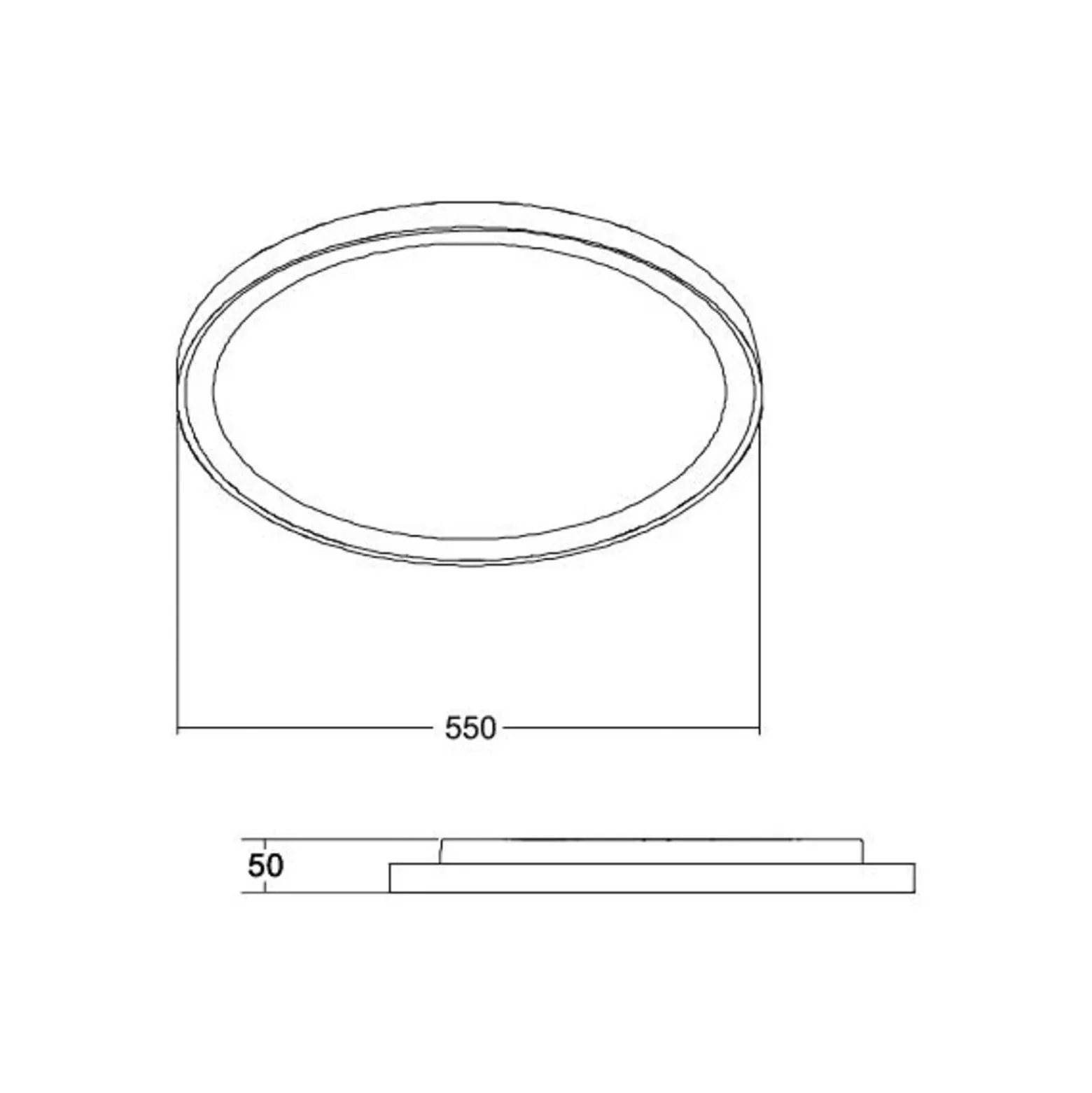 BRUMBERG Sunny Maxi Lámpara de techo LED RC CCT blanco
