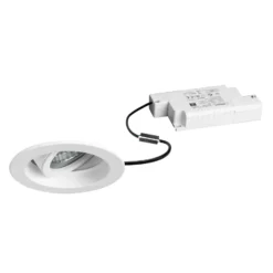 BRUMBERG Tirrel foco empotrable LED profundo RC, 830, redondo, blanco