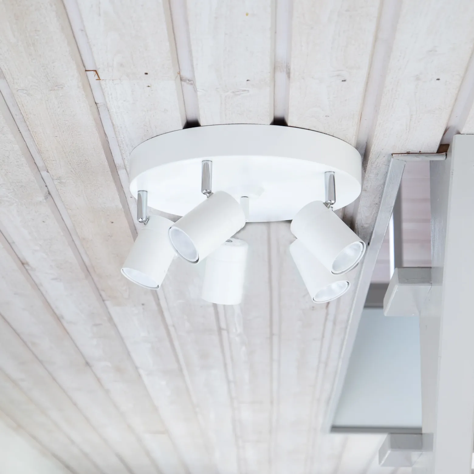 By Rydéns Correct downlight 5 luces blanco mate