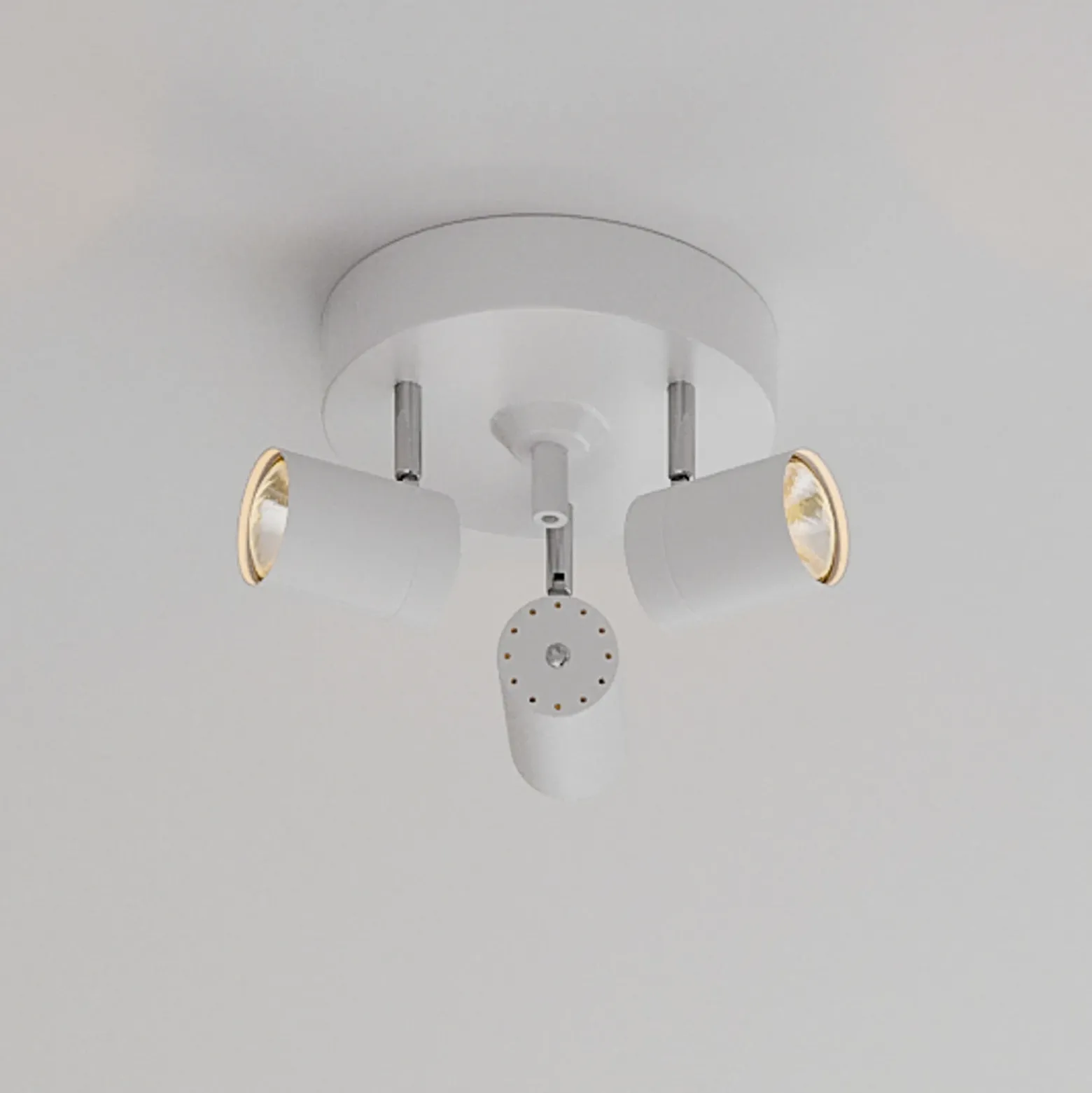 By Rydéns Correct foco techo 3 luces blanco mate
