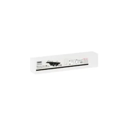 Calex Retro lámpara colgante angular 3 luces negro