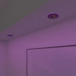 Calex Smart Halo downlight empotrable CCT RGB negro