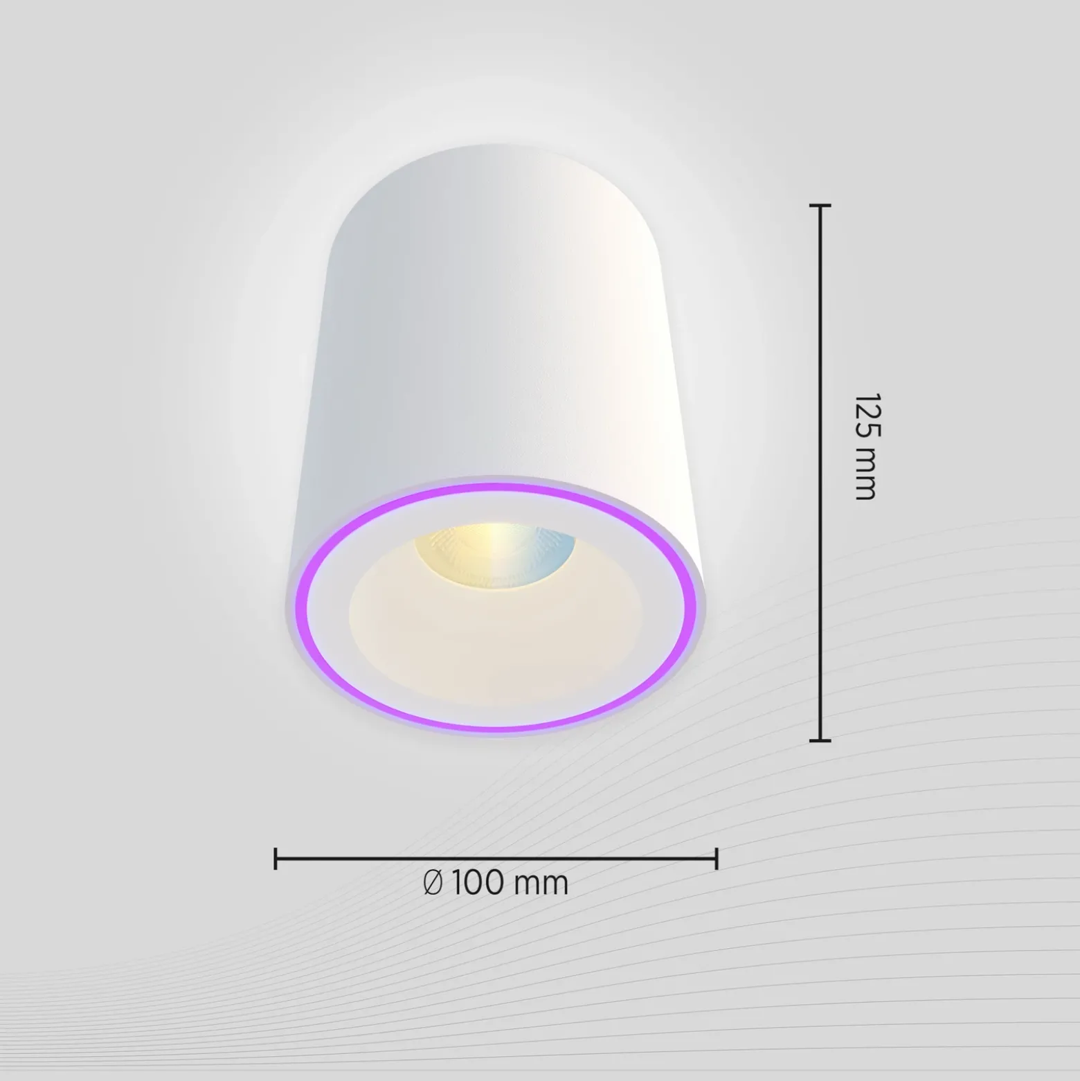 Calex Smart Halo Spot LED downlight de techo, blanco
