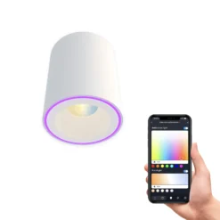 Calex Smart Halo Spot LED downlight de techo, blanco