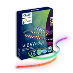 Calex tira LED Vibey, longitud 2 m, USB, control remoto, RGBIC, CCT