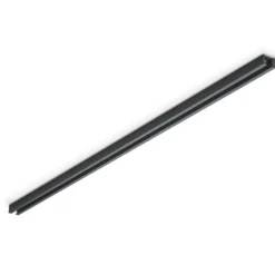 carril bifásico DUOline, negro mate, 100 cm