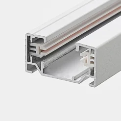 Carril eléctrico Linaro de Lindby, 1 m, blanco, sistema de riel monofásico