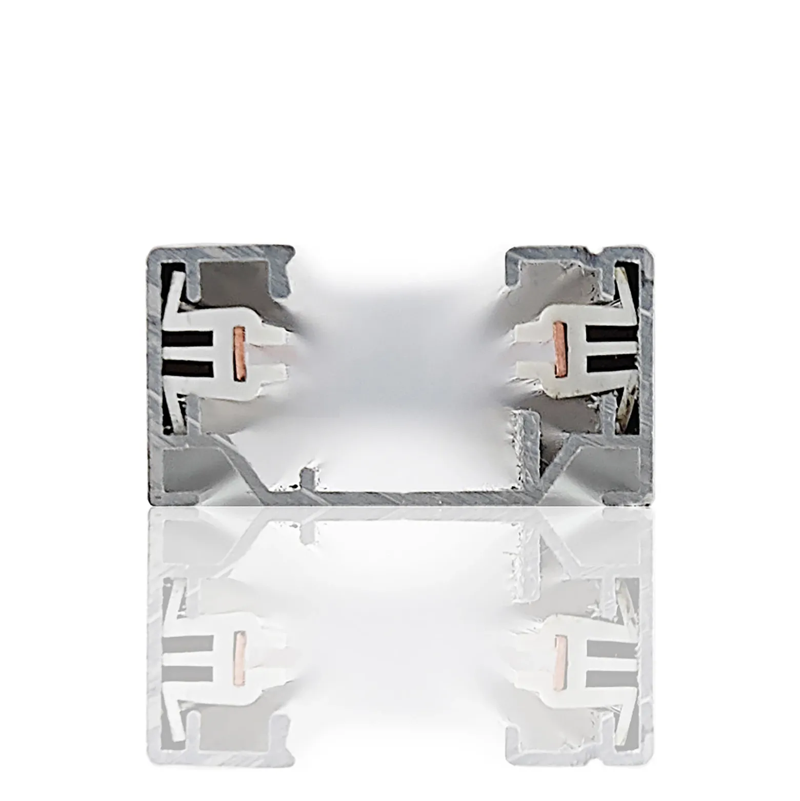 Carril eléctrico Linaro de Lindby, 1 m, blanco, sistema de riel monofásico