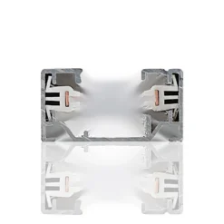 Carril eléctrico Linaro de Lindby, 1 m, blanco, sistema de riel monofásico