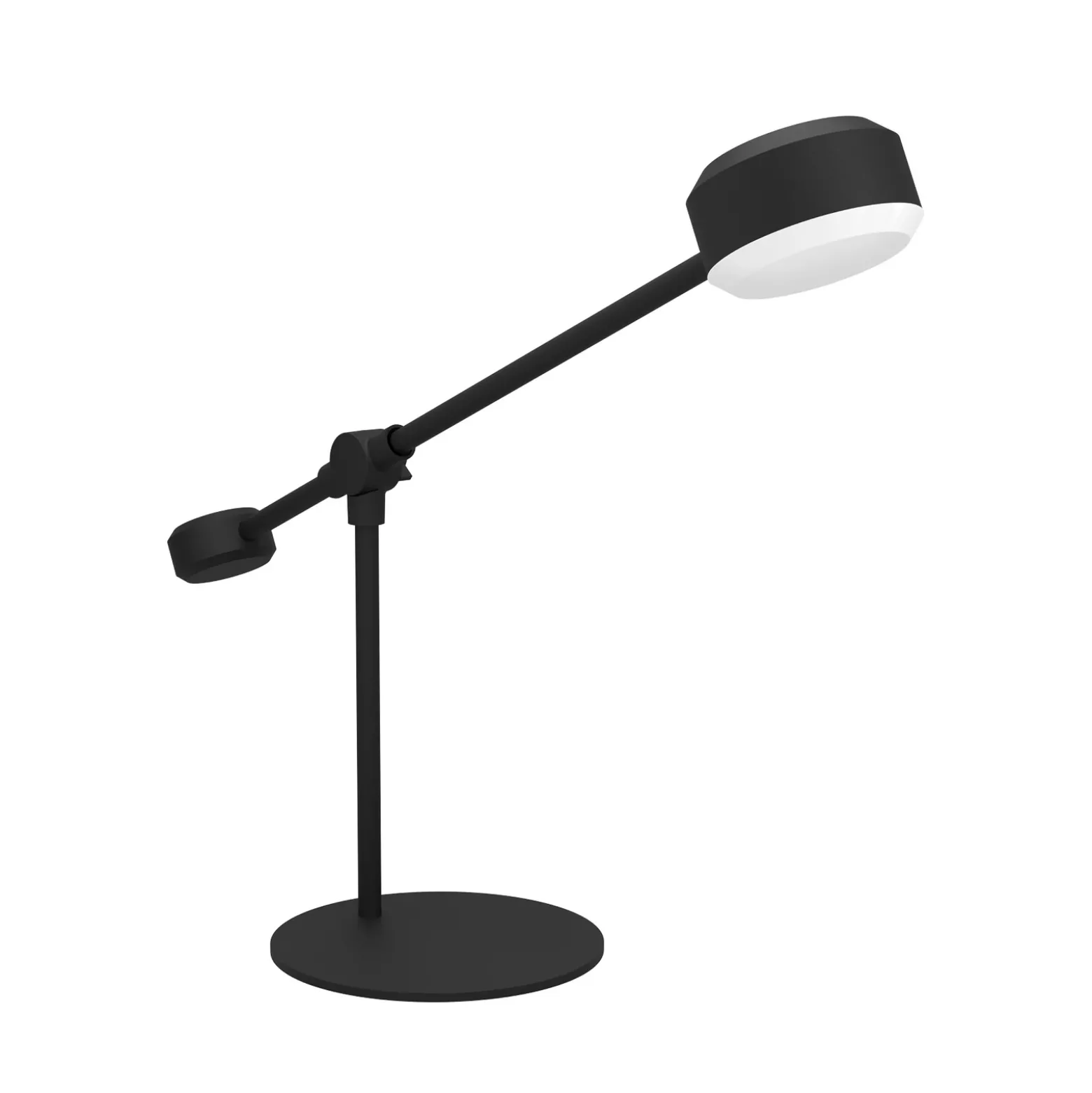 Clavellina lámpara de mesa LED, negra, inclinable