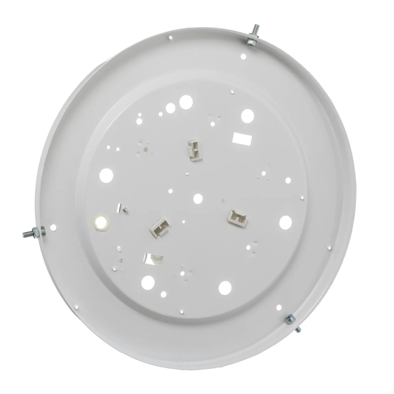 Cleo plafón, Ø 37,5cm, 3 luces, madera de pino, E27