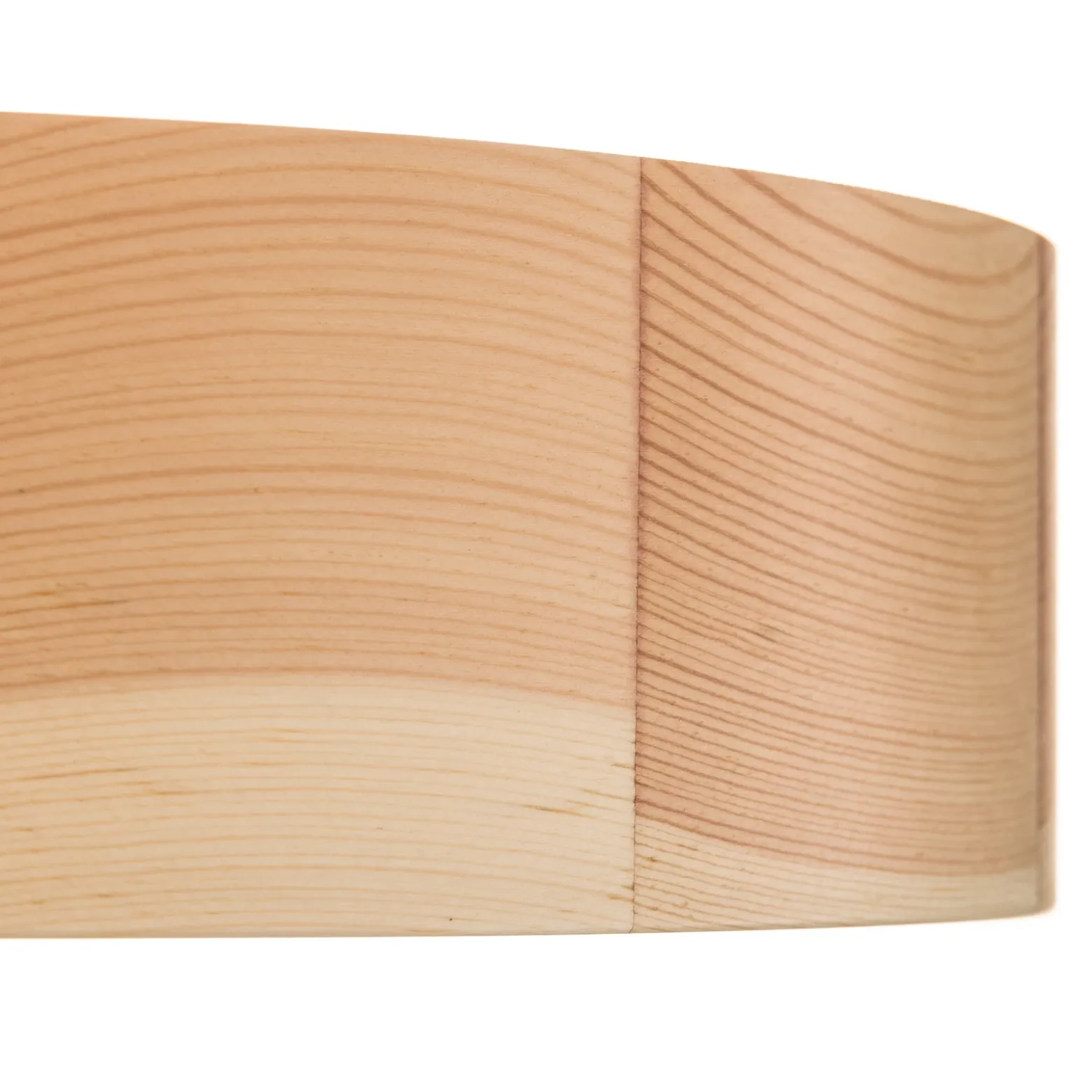 Cleo plafón, Ø 37,5cm, 3 luces, madera de pino, E27