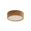 Cleo plafón, Ø 28 cm, 2 luces, madera de roble, E27